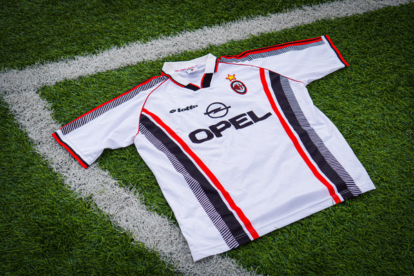 Jersey AC Milan Visitante Homenaje Franco Baresi Temporada 1997-98