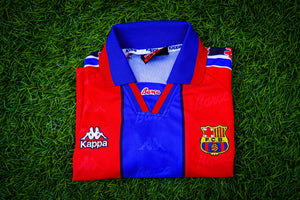 Jersey FC Barcelona Local Temporada 1996-97 (Talla M)