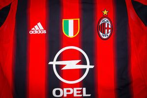 Jersey AC Milan Paolo Maldini Version Jugador Local Temporada 2004-05