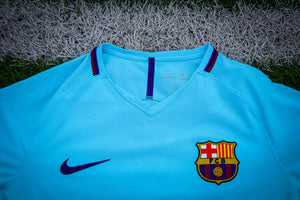 Jersey FC Barcelona Version Jugador Visitante Temporada 2017-18