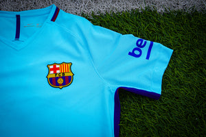 Jersey FC Barcelona Version Jugador Visitante Temporada 2017-18