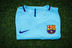 Jersey FC Barcelona Version Jugador Visitante Temporada 2017-18