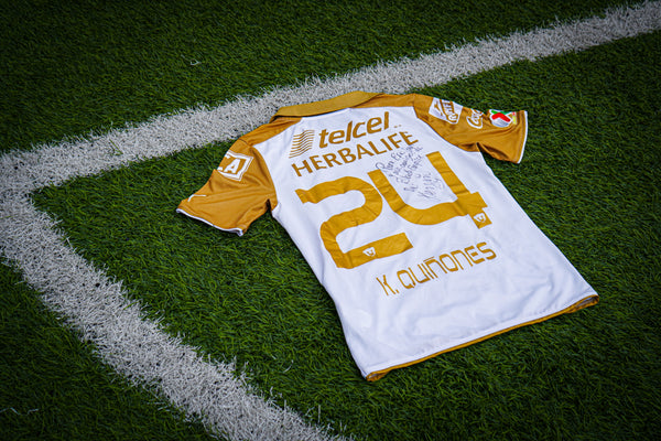 Jersey Pumas UNAM Kevin Quiñones Autografiada Local Temporada 2013-14