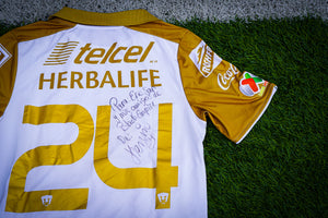 Jersey Pumas UNAM Kevin Quiñones Autografiada Local Temporada 2013-14